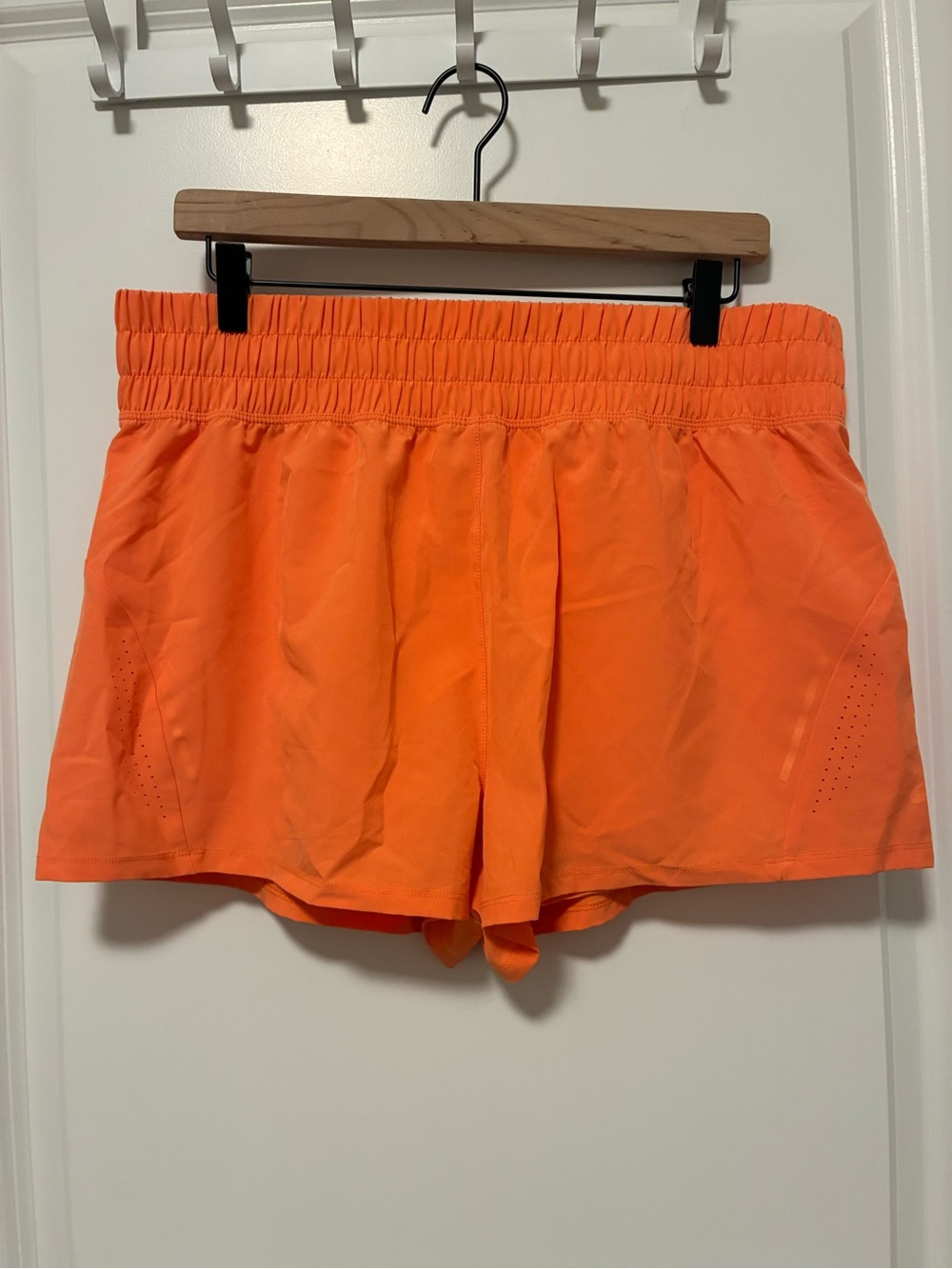 Asics Orange Athletic Running Shorts